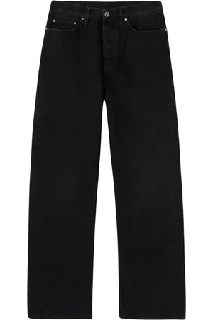 Totême Jeans, Dames, Zwart, W26, Denim, Twisted Seam Denim Full Length