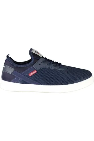 Carrera Schoenen, Heren, Blauw, 43 EU, Polyester, Blauwe Polyester Sneaker met Veters