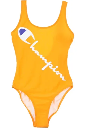 Champion Badkleding, Dames, Oranje, S, Oranje Badpak voor Vrouwen