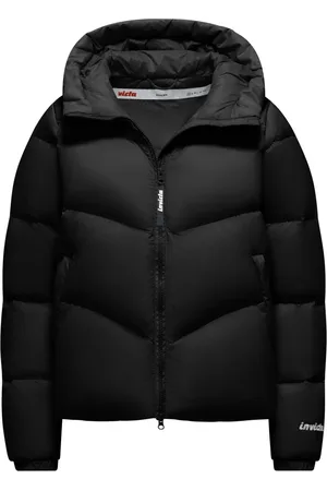Invicta Jassen, Dames, Zwart, M, Gewatteerde Hoodie Jas