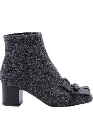 ENZO DI MARTINO Schoenen, Dames, Grijs, 39 EU, Queen Charlotte Enkellaars