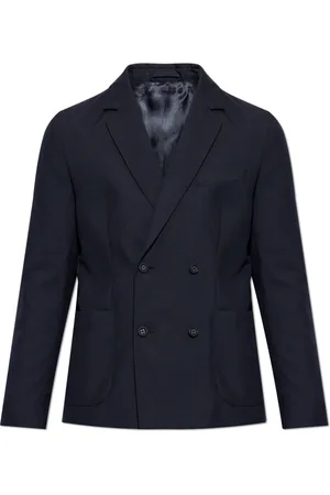 OFFICINE GENERALE Jassen, Heren, Blauw, L, Wol, Wollen Blazer