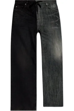 Balenciaga Jeans, Heren, Zwart, M, Katoen, Wijde Jeans