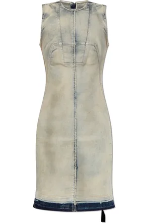 Rick Owens Kleedjes, Dames, Blauw, S, Denim, Denim Jurk