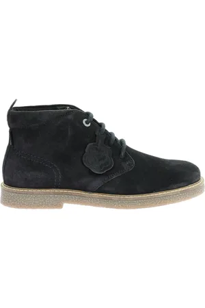 Kickers Schoenen, Heren, Blauw, 44 EU, Leer, Kick Leo Laarzen - Leren Veters