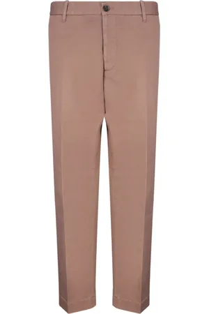Nine In The Morning Broeken, Heren, Bruin, L, Bruine Wijde Broek