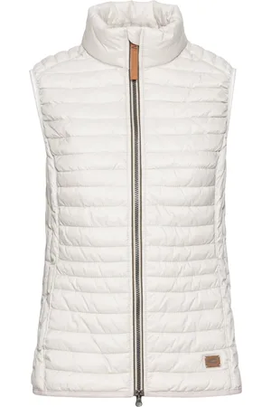Camel Active Jassen, Dames, Wit, 2Xl, Gerecyclede Polyamide Vest