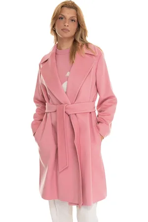 Max Mara Mantels, Dames, Roze, L, Stijlvolle Winterjas voor Vrouwen