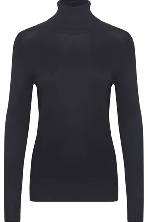 Saint Tropez Truien, Dames, Blauw, M, Night Sky Rollneck Pullover Sweater