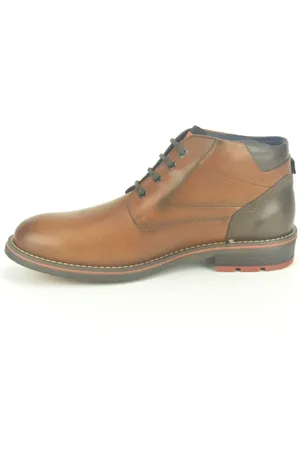Fluchos Schoenen, Heren, Bruin, 40 EU, Sportieve Cognac Dress Schoenen