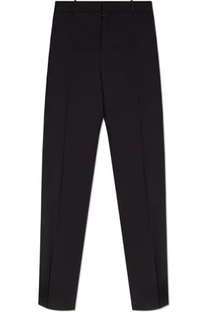 Saint Laurent Broeken, Heren, Zwart, M, Wol, Wollen Broek