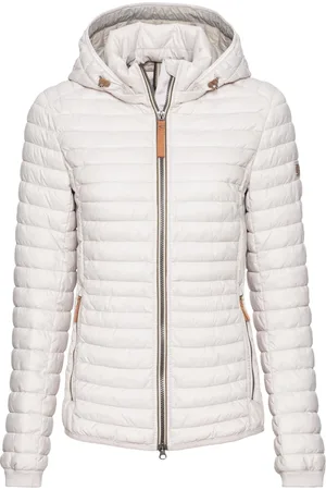 Camel Active Jassen, Dames, Wit, S, Lichte gerecyclede polyamide gewatteerde jas