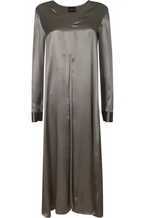 Simonetta Kleedjes, Dames, Grijs, S, Stijlvolle Jurken Collectie
