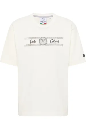 Carlo Colucci Tops, Heren, Blauw, XS, Oversize Tee Shirt
