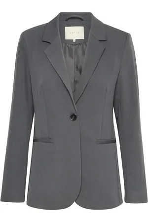 Kaffe Jassen, Dames, Grijs, 2Xl, Leer, Sakura Blazer
