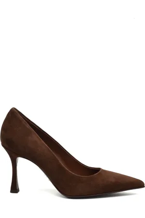SERGIO LEVANTESI Schoenen, Dames, Bruin, 38 EU, Suède, Bruine Suède Hoge Hakken