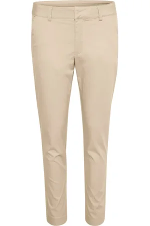 Kaffe Broeken, Dames, , S, Chino Pant Feather Gray