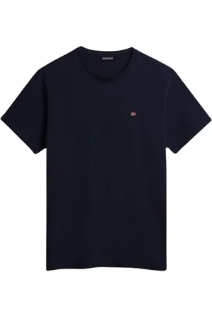 Napapijri Tops, Heren, Blauw, S, Heren Salis SS SUM T-shirt