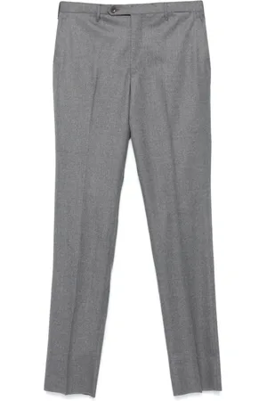 ROTA Broeken, Heren, Grijs, 2Xl, Wol, Luxe Wol Kasjmier Broek