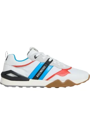 Bikkembergs Schoenen, Heren, Veelkleurig, 43 EU, Leer, Retro Heren Sneakers