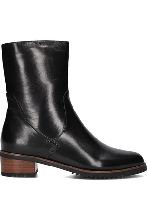 Everybody Schoenen, Dames, Zwart, 37 1/2 EU, Suède, Zwarte Suède Enkellaarsjes Bee