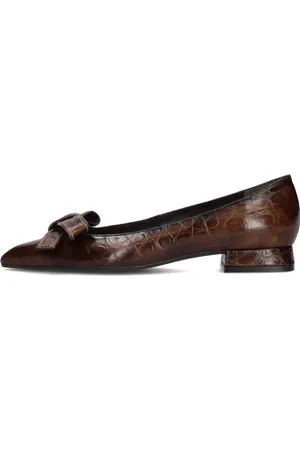 Lodi Schoenen, Dames, Bruin, 38 EU, Bruine Ballerina Flats