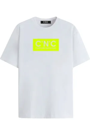 Costume National Tops, Heren, Wit, 2Xl, Katoen, Heren Regular T-Shirt
