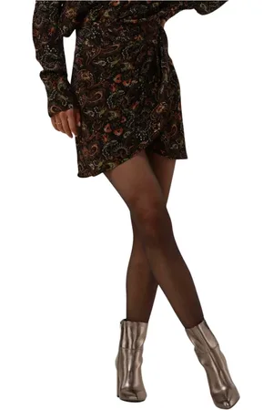 ROUGH. Rokken, Dames, Veelkleurig, M, Zwarte Minirok Tina