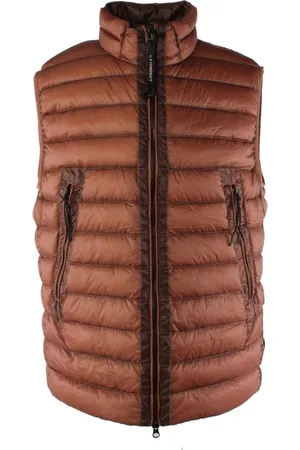 C.P. Company Jassen, Heren, Bruin, L, Bruine Bodywarmer D.d. Shell