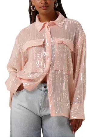 Alix the label Blouses & Shirts, Dames, Roze, S, Pailletten, Pailletten Blouse