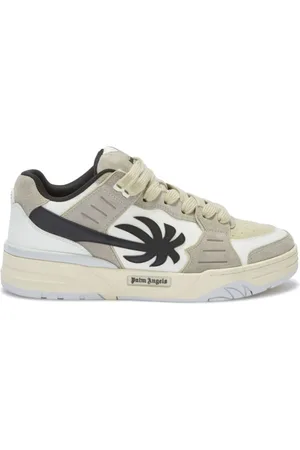 Palm Angels Schoenen, Heren, Veelkleurig, 42 EU, Leer, Witte Sneakers