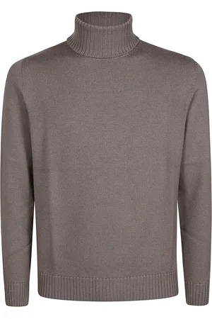 DRUMOHR Truien, Heren, Grijs, L, Turtleneck Sweater