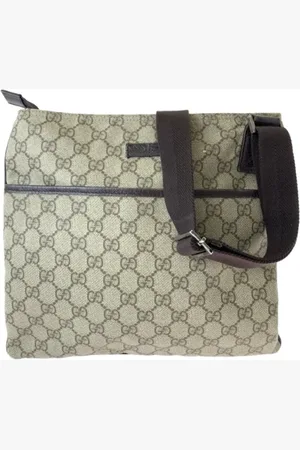 Gucci Pre-owned, Heren, , ONE Size, Tweed, Pre-owned Canvas gucci-bags