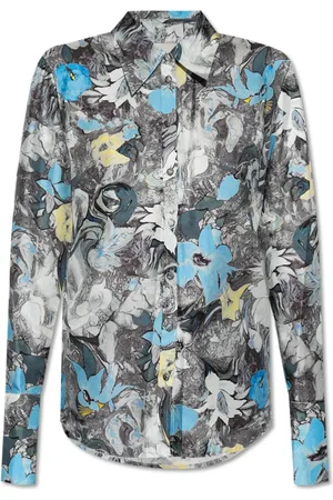 Tory Burch Blouses & Shirts, Dames, Veelkleurig, S, Shirt met bloemenpatroon