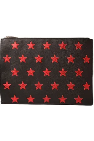 Saint Laurent Pre-owned, Dames, Zwart, ONE Size, Leer, Pre-owned Leather clutches