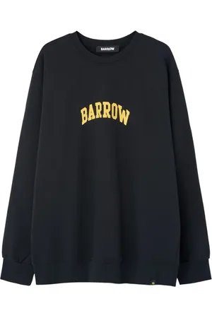 BARROW Sweatshirts & Hoodies, Heren, Zwart, S, Zwarte trui met achterprint