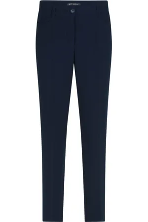Betty Barclay Broeken, Dames, Blauw, 3Xl, Relaxed Fit Businessbroek