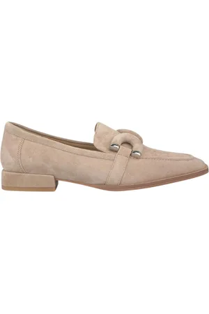 Alma en Pena Schoenen, Dames, , 40 EU, Leer, Metalen detail vierkante neus mocassin