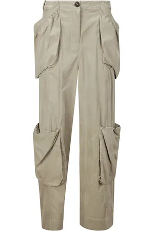 Low Classic Broeken, Dames, , S, Fluwelen Broek met Grote Zakken