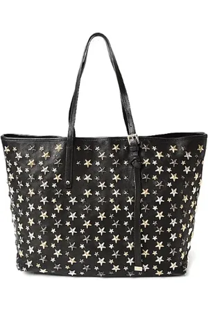Jimmy Choo Pre-owned, Dames, Zwart, ONE Size, Leer, Tweedehands leren schoudertassen