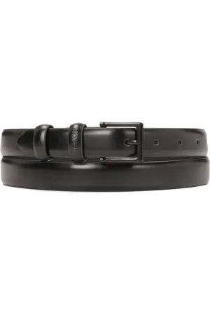 Kazar Accessoires, Dames, Zwart, 90 CM, Leer, Zwart minimalistische leren riem