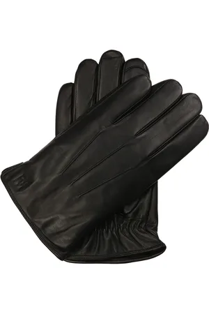 Kazar Accessoires, Heren, Zwart, S, Leer, Leren herenhandschoenen met touchscreenfunctie