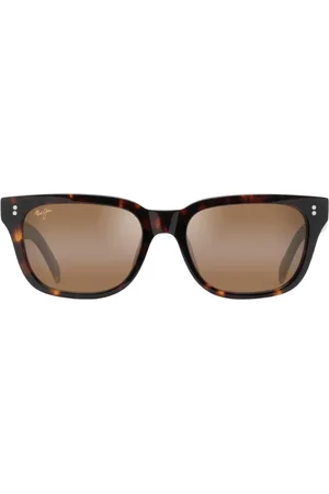 Maui Jim Accessoires, unisex, Bruin, ONE Size, Vierkante Havana Zonnebril
