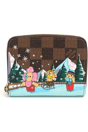 LOUIS VUITTON Pre-owned, Dames, Veelkleurig, ONE Size, Leer, Pre-owned Canvas wallets