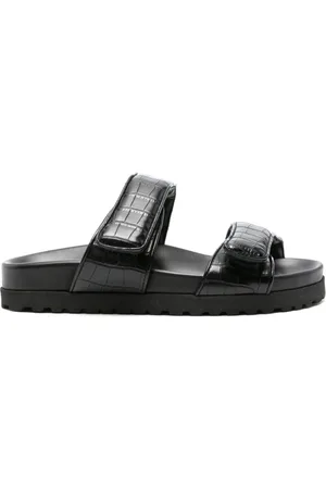 Gia Borghini Schoenen, Dames, Zwart, 36 EU, Zwarte Perni Sandalen