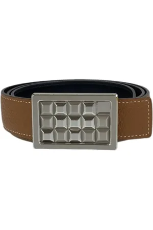 Hermès Pre-owned, Heren, Bruin, ONE Size, Leer, Pre-owned Leather belts