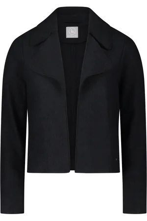 Betty & Co Jassen, Dames, Zwart, 3Xl, Chic Casual Jacket with Collar