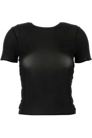 MAGDA BUTRYM Tops, Dames, Zwart, S, Mesh Stretch Top