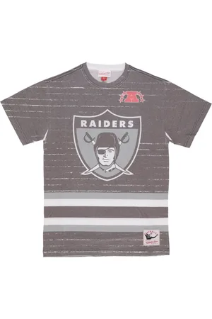 Mitchell & Ness Tops, Heren, Veelkleurig, XL, Katoen, Oakland Raiders NFL Jumbotron Tee