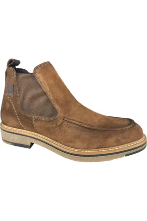 Fluchos Schoenen, Heren, Bruin, 46 EU, Klassieke Chelsea Boots voor heren